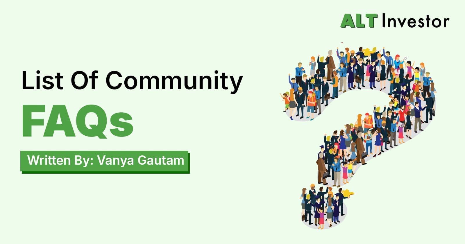 List Of Community Frequently Asked Questions