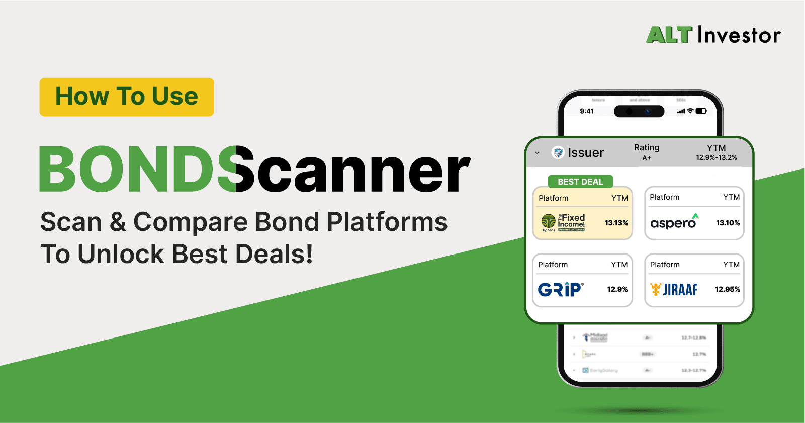 Introducing BondScanner: How To Use Our New Bond Comparison Tool