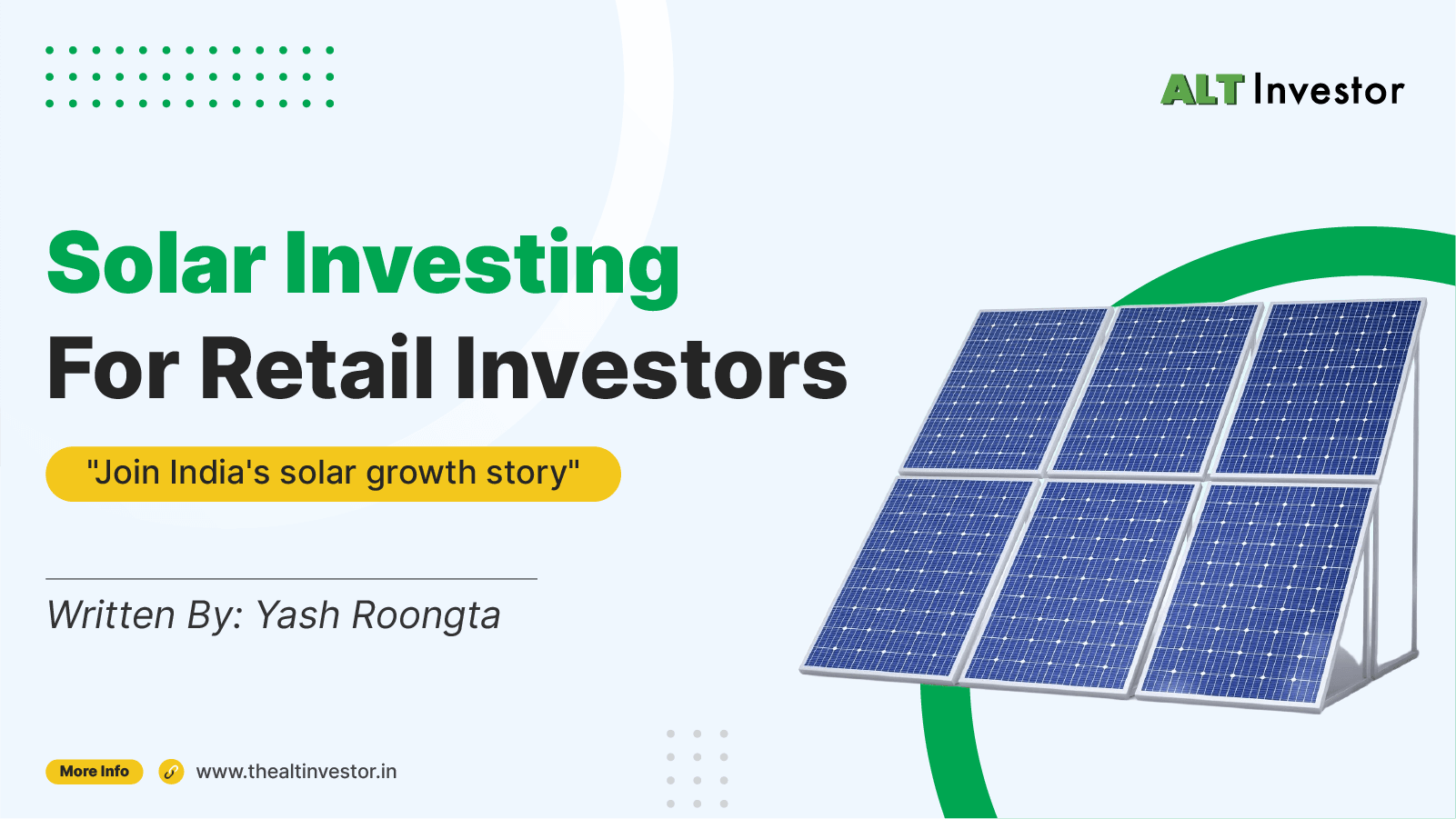 Join India's Solar Growth As A Retail Investor