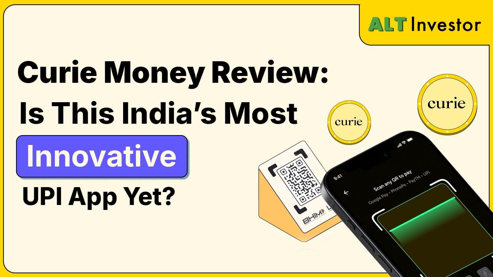 Curie Money: India's First UPI App That Grows Your Money